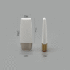 60g HDPE sunscreen bottle with plated cap