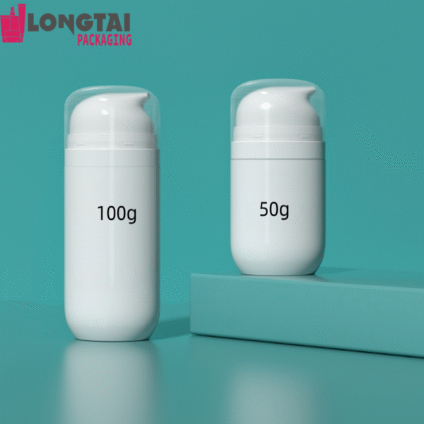 Airless Pump Bottles for Skincare Lotion - 50ml, 80ml, 100ml