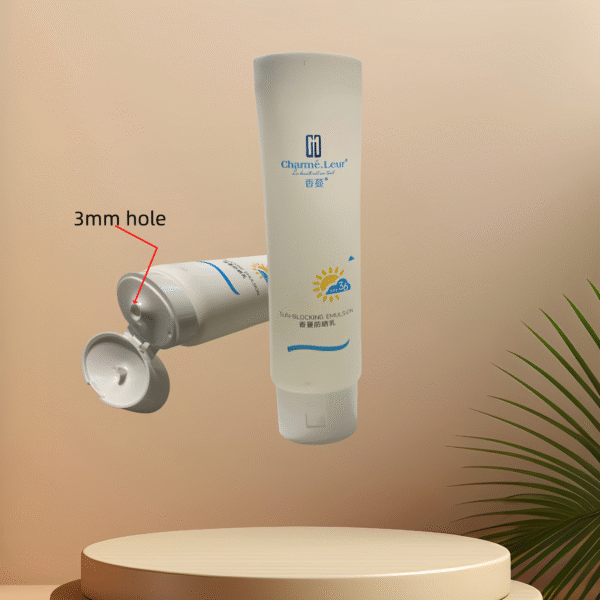 30mm Flat Squeeze Tube with Flip Top Cap - 3mm Orifice 30mm Flat Squeeze Tube with Flip Top Cap - 3mm Orifice