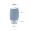 Custom 40ml Blue Sunscreen Lotion Bottle Packaging Custom 40ml Blue Sunscreen Lotion Bottle Packaging
