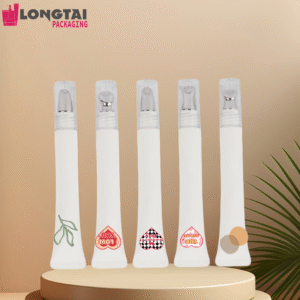 Various Eye Cream Tubes with Different Massage Applicator Heads Various Eye Cream Tubes with Different Massage Applicator Heads