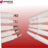 Various Eye Cream Tubes with Different Massage Applicator Heads